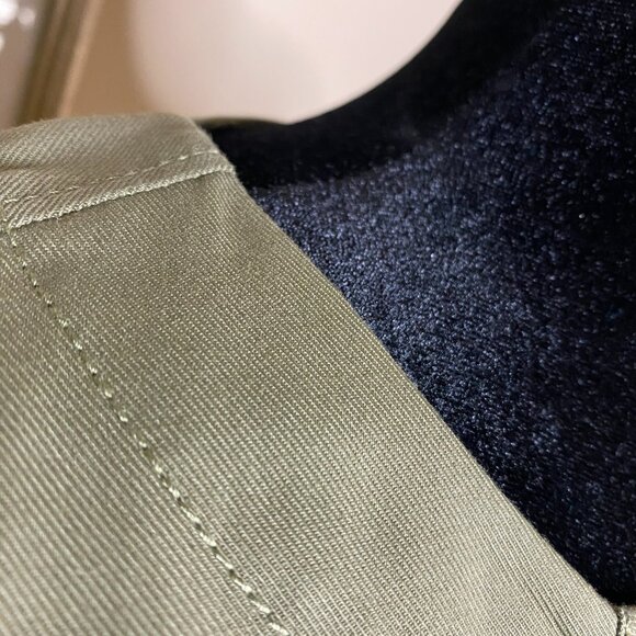 Talbots Green Shirt Dress - Picture 4 of 6